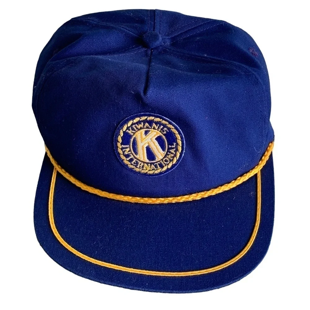 Vintage Kiwanis International Patch Hat K-Products Made in USA Cap